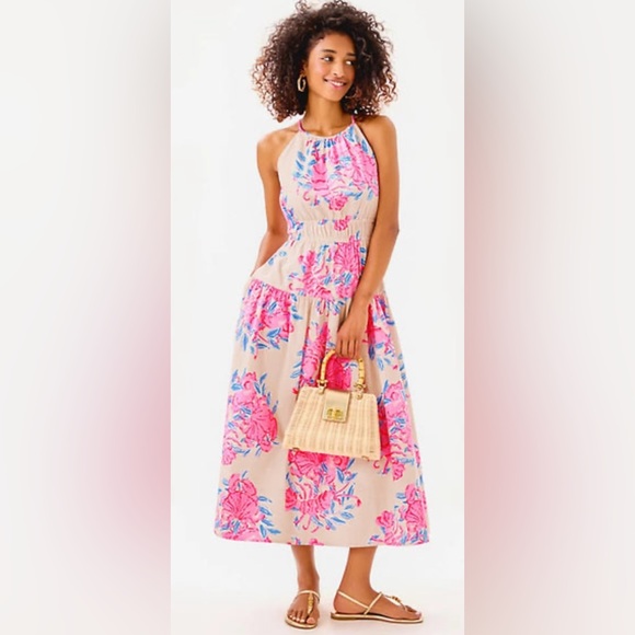 NWT Lilly Pulitzer Tallulah Maxi dress sz 8 - Picture 2 of 4